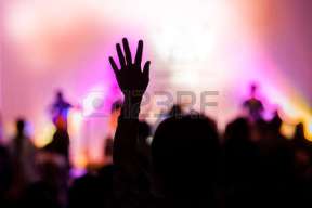 40931612-christian-music-concert-with-raised-hand